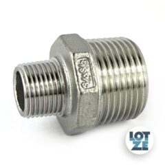 Doppelnippel, reduziert Edelstahl