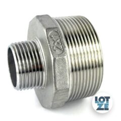 Doppelnippel, reduziert Edelstahl