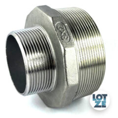 Doppelnippel, reduziert Edelstahl