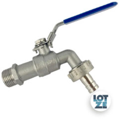 Kugelauslaufhahn abschließbar Edelstahl