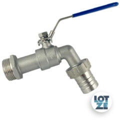 Kugelauslaufhahn abschließbar Edelstahl