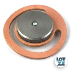 Lederventilklappe mit Beschwerung 90 mm