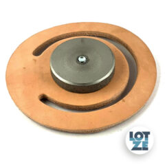 Lederventilklappe mit Beschwerung 118 mm