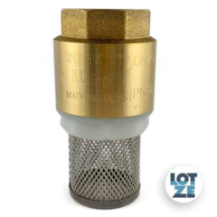 Fußventil York Messing mit Saugkorb aus Edelstahl