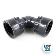 Doppelverschraubung 90° PVC