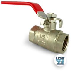 Kugelhahn mit Edelstahl-Hebelgriff