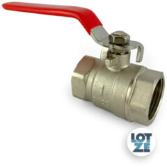 Kugelhahn mit Edelstahl-Hebelgriff