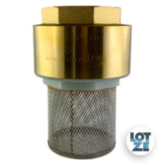 Fußventil York Messing mit Saugkorb aus Edelstahl