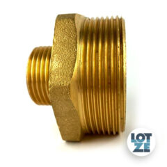 Doppelnippel, reduziert Messing