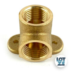 Wandwinkel Messing 90°