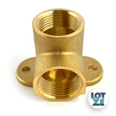 Wandwinkel Messing 90°