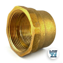 Muffe, reduziert Messing