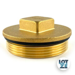 Stopfen Messing mit O-Ring Dichtung