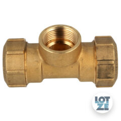 PE-Rohr Klemmverbinder T-Stück Messing