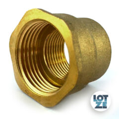 Muffe, reduziert Messing