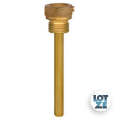 Tauchhülse Schutzrohr ½" x 63 mm aus Cu-Legierung