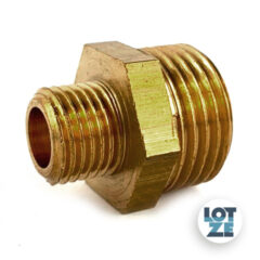 Doppelnippel, reduziert Messing