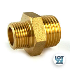 Doppelnippel, reduziert Messing