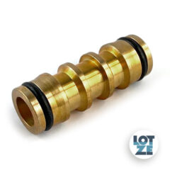 Kupplungsnippel Messing, Klick-Stecker Hydro-S 2-Wege Kupplung