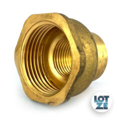 Muffe, reduziert Messing