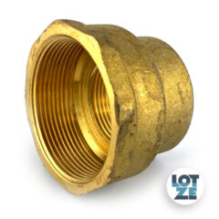 Muffe, reduziert Messing