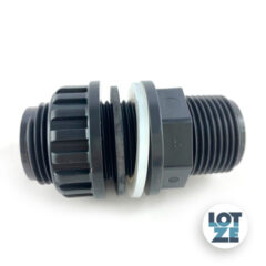 Behälterdurchführung Kunststoff PVC 1 Zoll, max. 10 bar