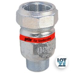 Gebo Verschraubung verzinkt für Siederohr 38 mm