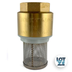 Fußventil York Messing mit Saugkorb aus Edelstahl