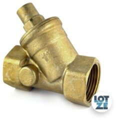 Rückschlagventil Schrägsitz Messing