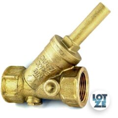 Rückschlagventil Schrägsitz Messing DVGW