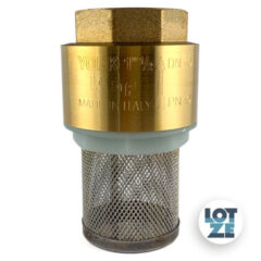 Fußventil York Messing mit Saugkorb aus Edelstahl