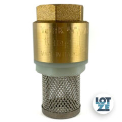 Fußventil York Messing mit Saugkorb aus Edelstahl