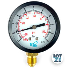 Vakuum-/Manometer -1 bis 9 bar