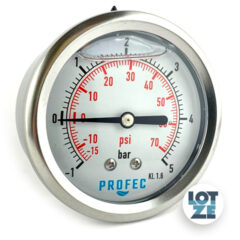 Glyzerin Vakuum-/Manometer -1 bis 5 bar