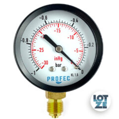 Vakuummeter -1 bis 0 bar