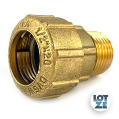 Kupplung Außengewinde Messing