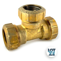 PE-Rohr Klemmverbinder T-Stück Messing