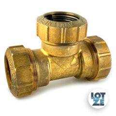 PE-Rohr Klemmverbinder T-Stück Messing