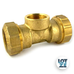 PE-Rohr Klemmverbinder T-Stück Messing