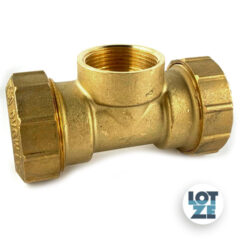 PE-Rohr Klemmverbinder T-Stück Messing