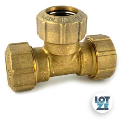 PE-Rohr Klemmverbinder T-Stück Messing