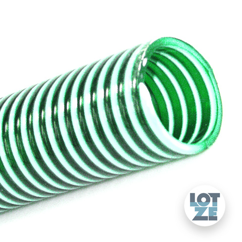 Saugschlauch Ansaug Spiral Förder Pumpen Schlauch 25 mm 1" grün 5m Rolle 
