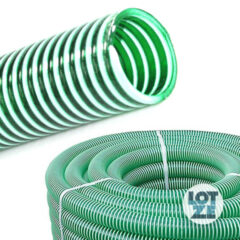 Saugschlauch PVC-Spirale ¾ Zoll (19 mm innen) grün 25-m-Rolle