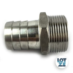 Schlauchtülle Edelstahl 1¼ Zoll AG x 32/33 mm