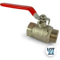 Kugelhahn mit Edelstahl-Hebelgriff