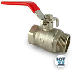 Kugelhahn mit Edelstahl-Hebelgriff