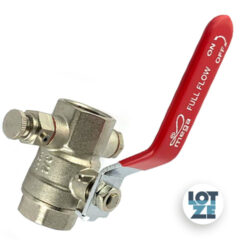 Kugelhahn mit Hebelgriff und Entleerung