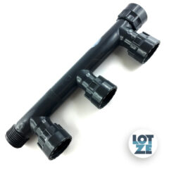 Verteiler 3-fach Abgang PVC