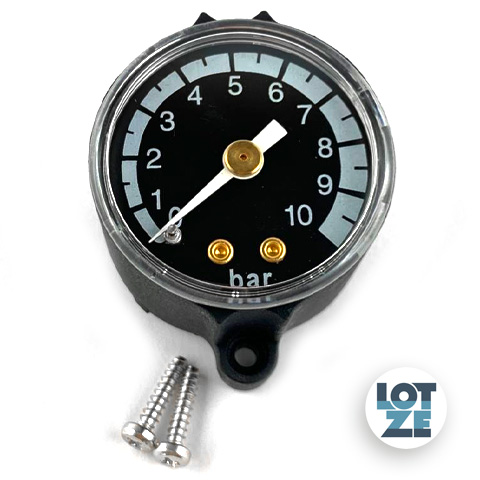 YATO Manometer Wasserdruckmesser Wasserdruckprüfung Schlauch 30cm