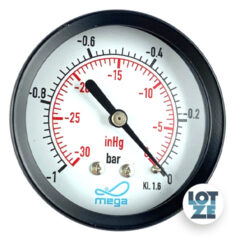 Vakuummeter -1 bis 0 bar